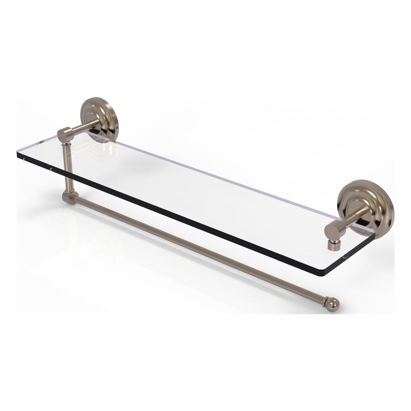 Prestige Que New Collection Paper Towel Holder with Glass Shelf