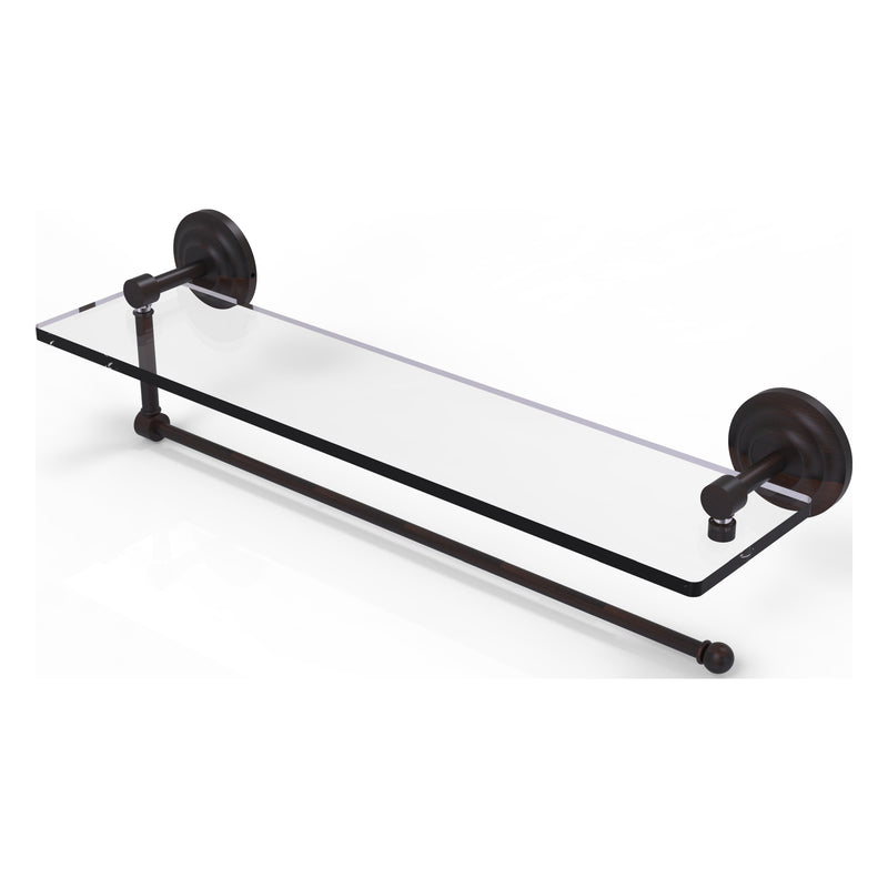 Prestige Que New Collection Paper Towel Holder with Glass Shelf