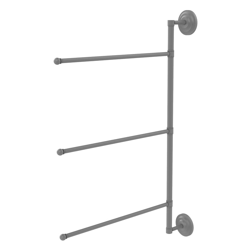 3 Swing Arm Vertical 28 Inch Towel Bar