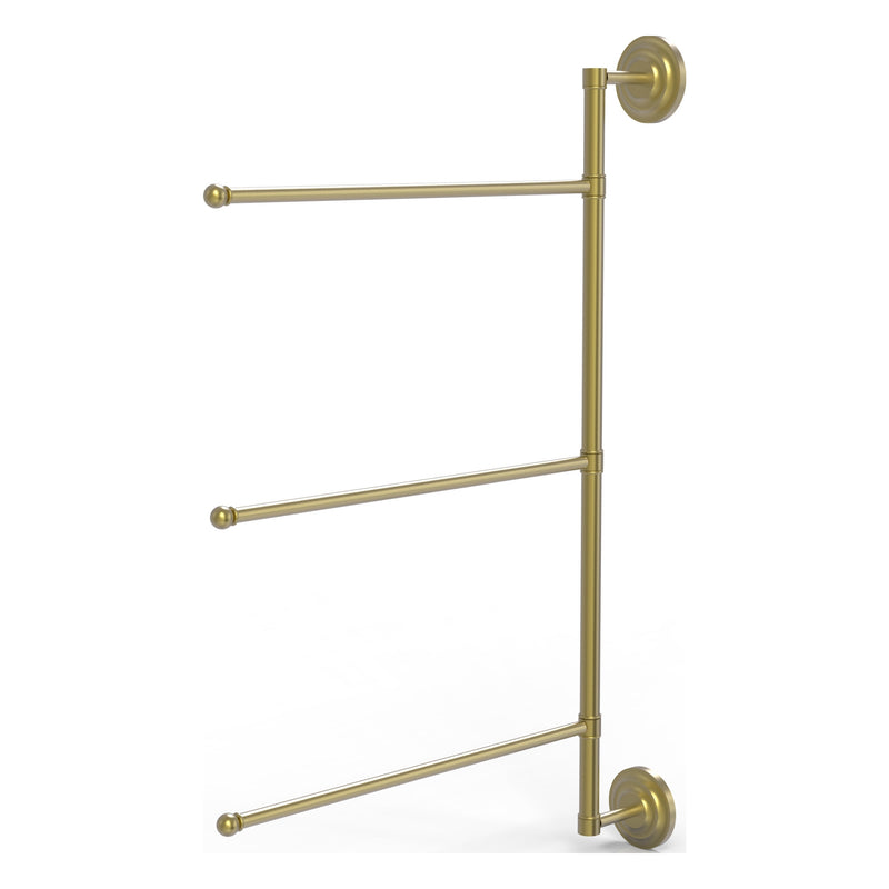 3 Swing Arm Vertical 28 Inch Towel Bar