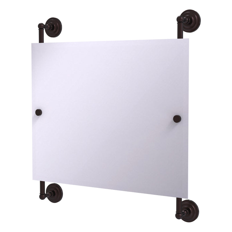 Prestige Que New Landscape Rectangular Frameless Rail Mounted Mirror