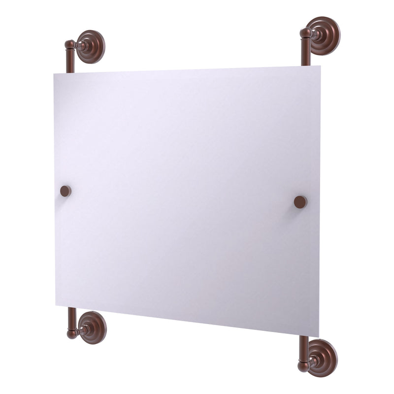 Prestige Que New Landscape Rectangular Frameless Rail Mounted Mirror