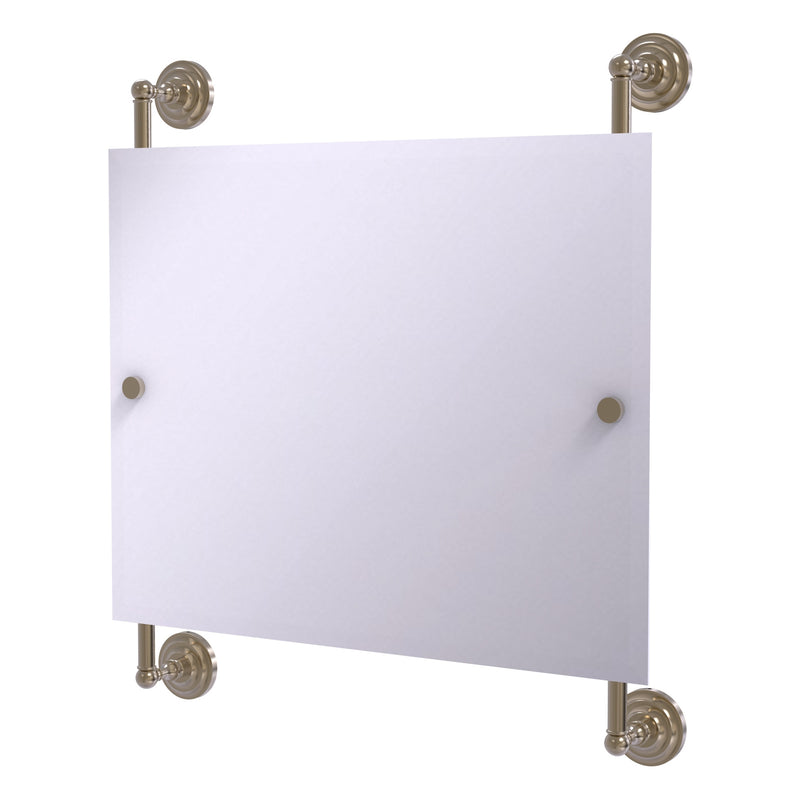 Prestige Que New Landscape Rectangular Frameless Rail Mounted Mirror