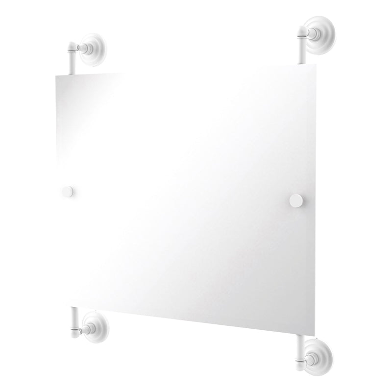 Prestige Que New Landscape Rectangular Frameless Rail Mounted Mirror