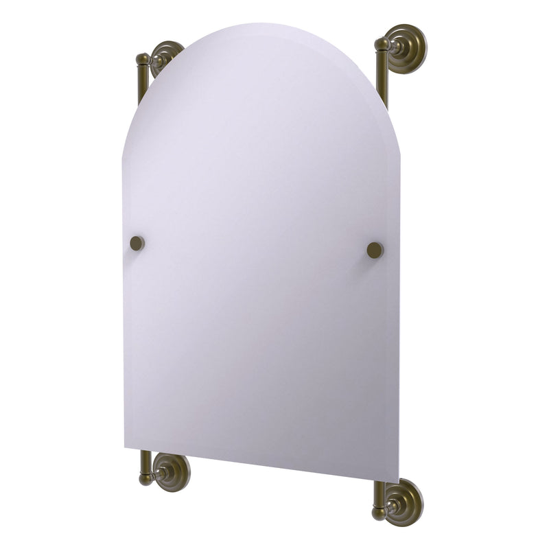 Prestige Que New Collection Arched Top Frameless Rail Mounted Mirror