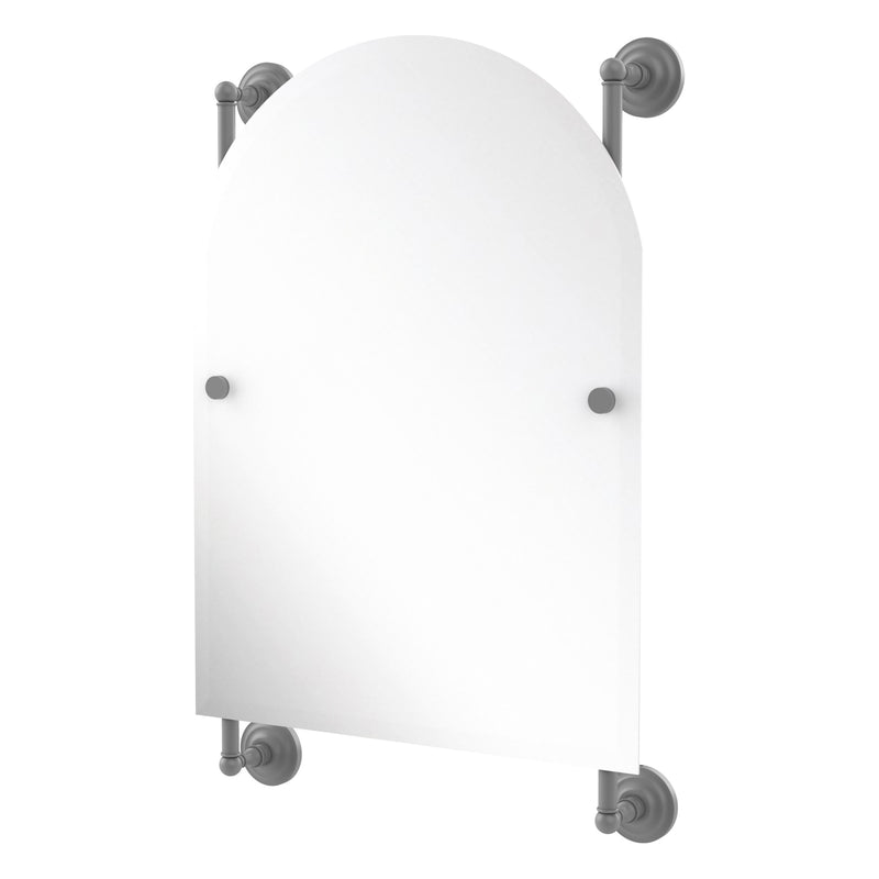 Prestige Que New Collection Arched Top Frameless Rail Mounted Mirror