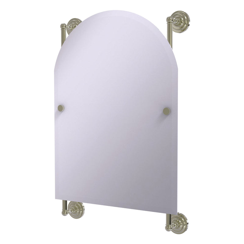 Prestige Que New Collection Arched Top Frameless Rail Mounted Mirror