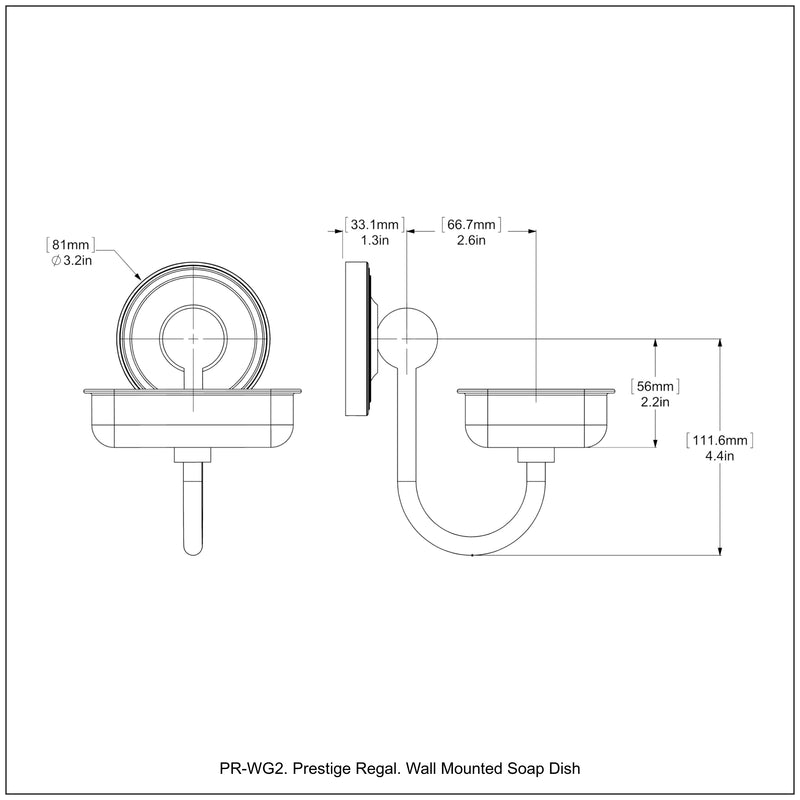 Wall Mounted Soap Dish