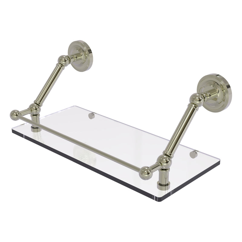 Prestige Regal Floating Glass Shelf with Gallery Rail