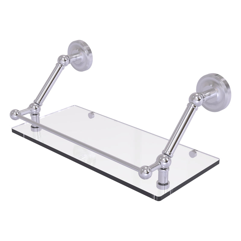 Prestige Regal Floating Glass Shelf with Gallery Rail