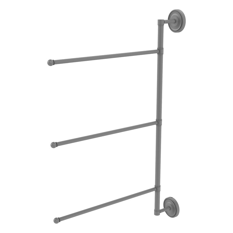 3 Swing Arm Vertical 28 Inch Towel Bar