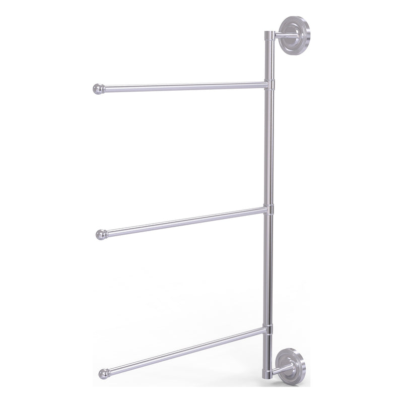 3 Swing Arm Vertical 28 Inch Towel Bar