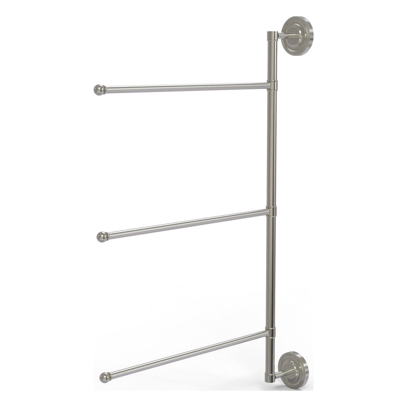 3 Swing Arm Vertical 28 Inch Towel Bar