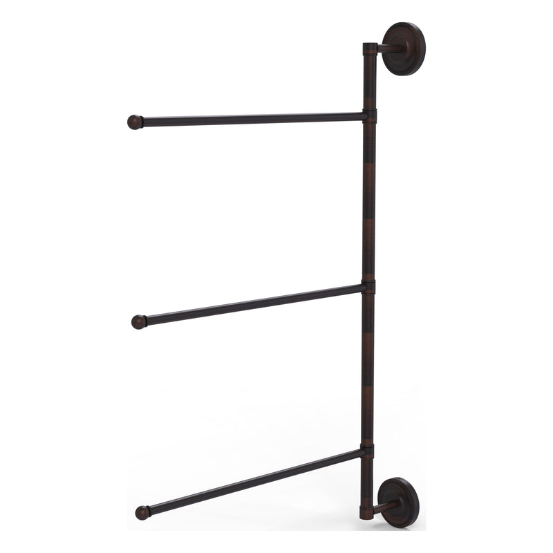 3 Swing Arm Vertical 28 Inch Towel Bar