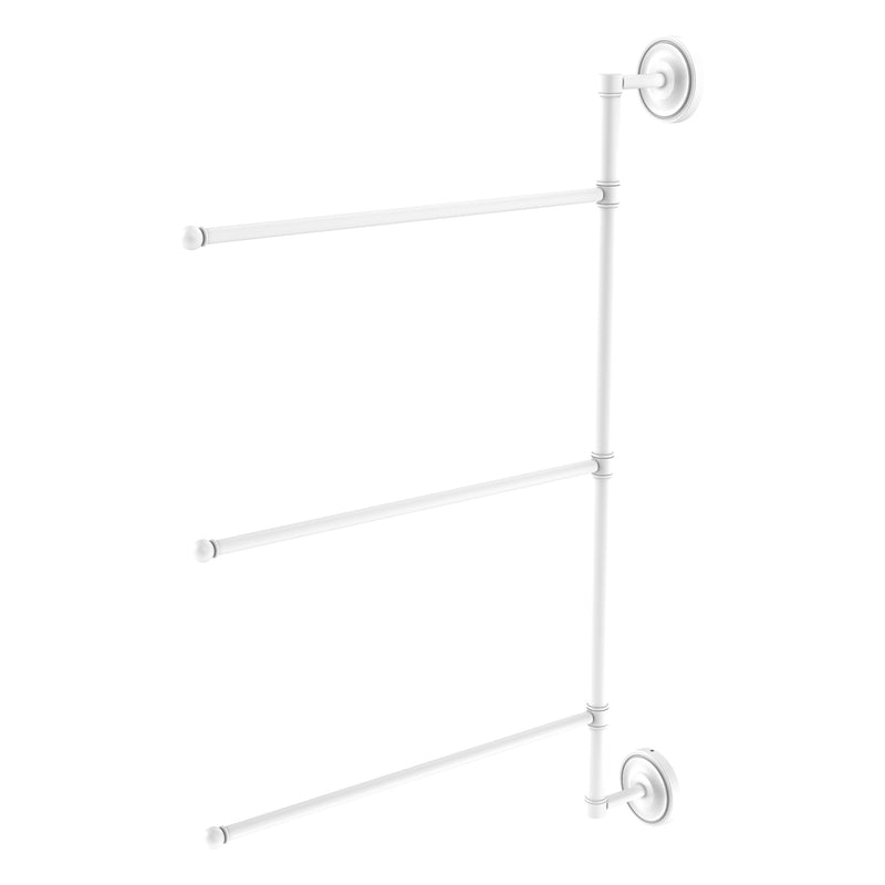 3 Swing Arm Vertical 28 Inch Towel Bar