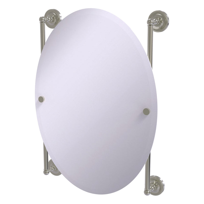 Prestige Regal Collection Oval Frameless Rail Mounted Mirror