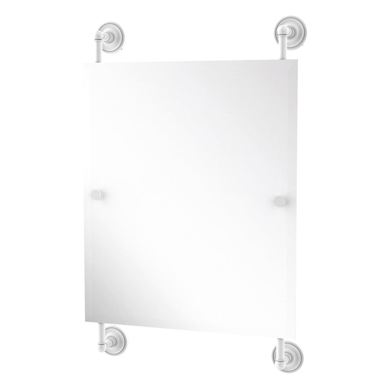 Prestige Regal Collection Rectangular Frameless Rail Mounted Mirror