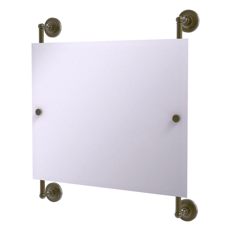 Prestige Regal Landscape Rectangular Frameless Rail Mounted Mirror