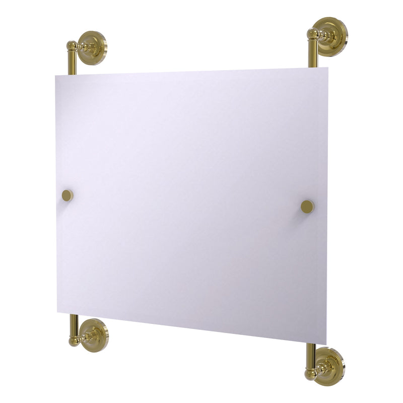 Prestige Regal Landscape Rectangular Frameless Rail Mounted Mirror