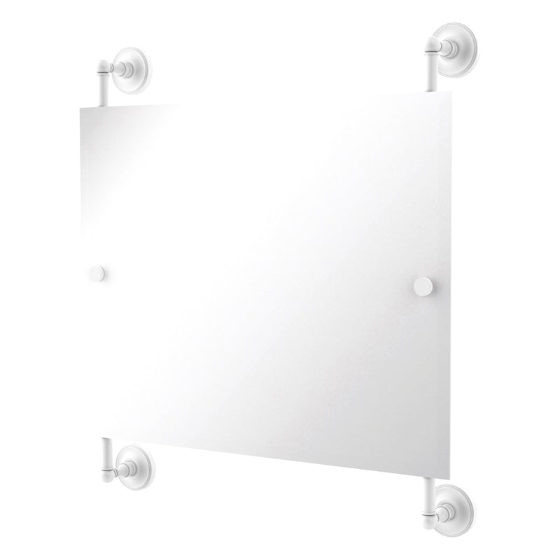 Prestige Regal Landscape Rectangular Frameless Rail Mounted Mirror