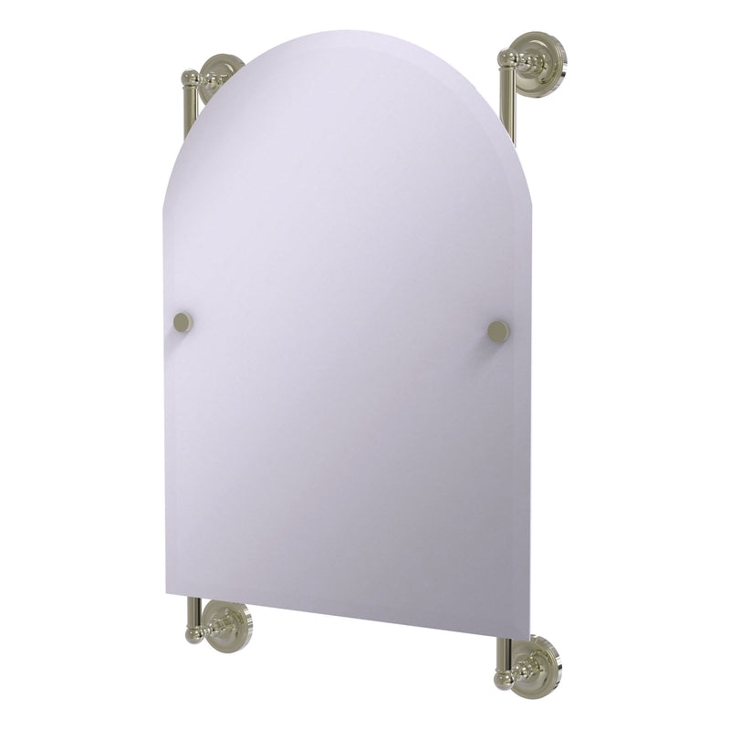 Prestige Regal Collection Arched Top Frameless Rail Mounted Mirror