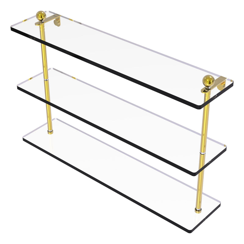 Prestige Regal Collection Triple Tiered Glass Shelf