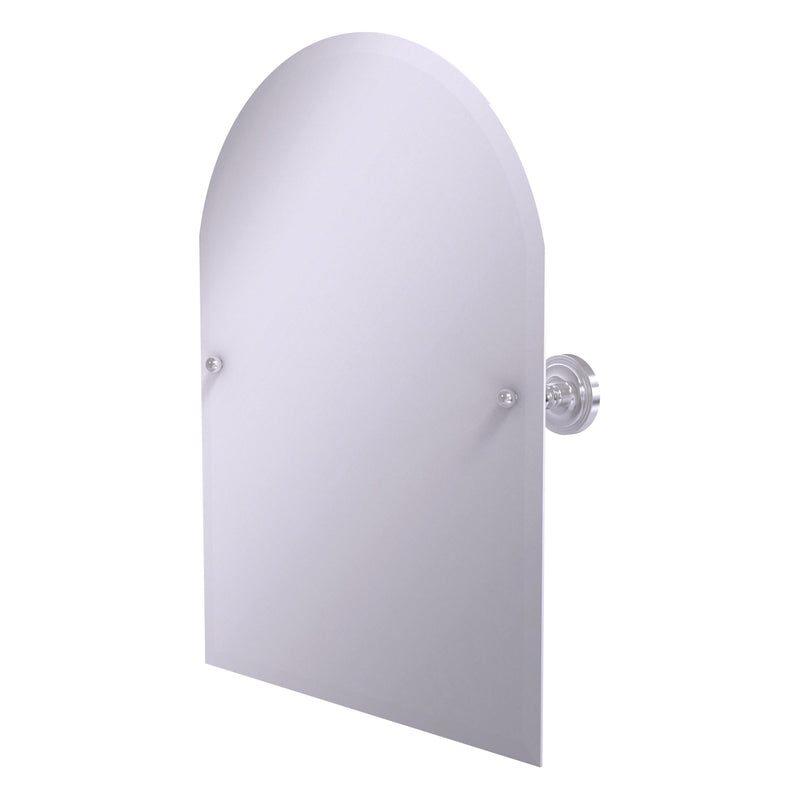 Frameless Arched Top Tilt Mirror with Beveled Edge