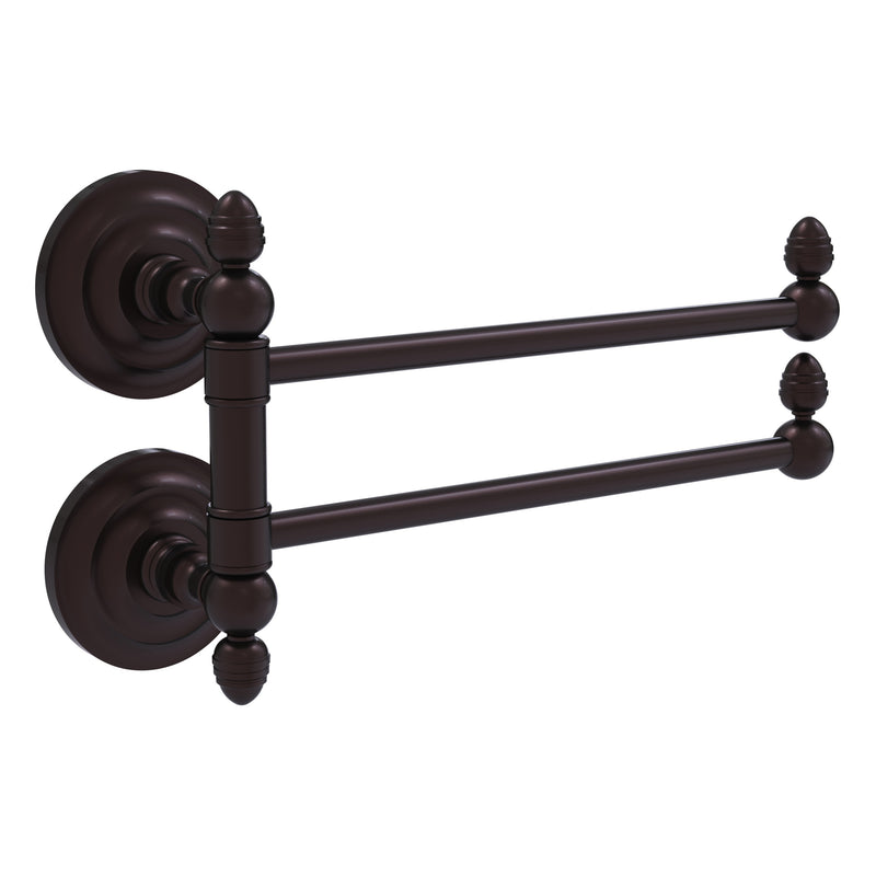 Que New Collection 2 Swing Arm Towel Rail