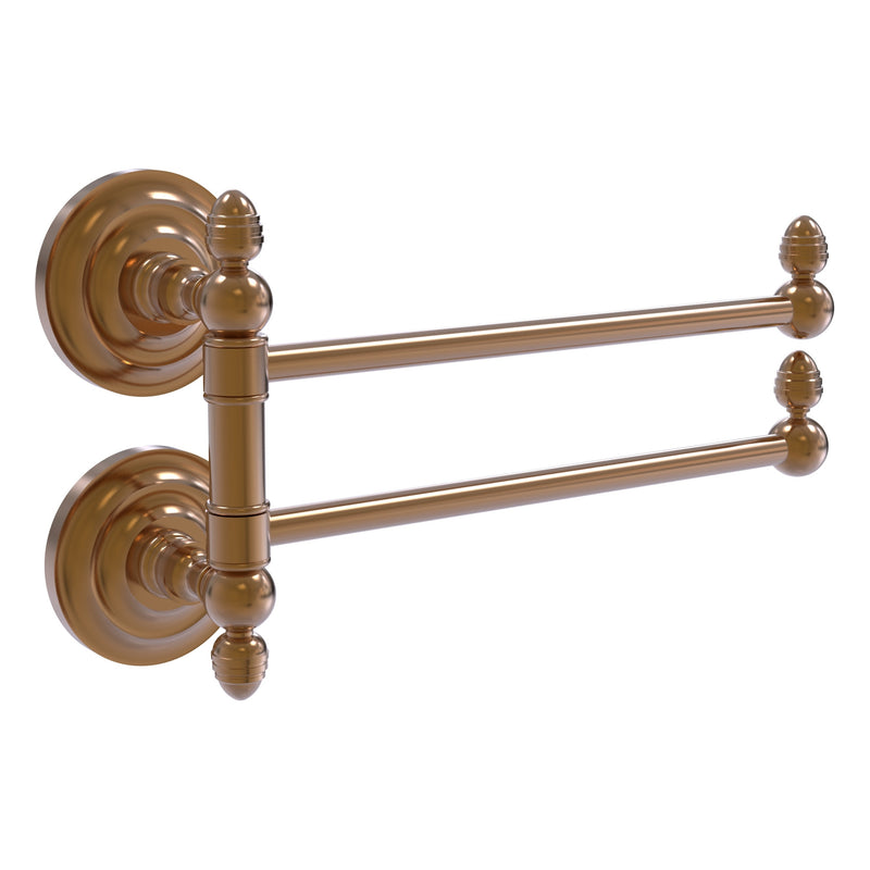 Que New Collection 2 Swing Arm Towel Rail