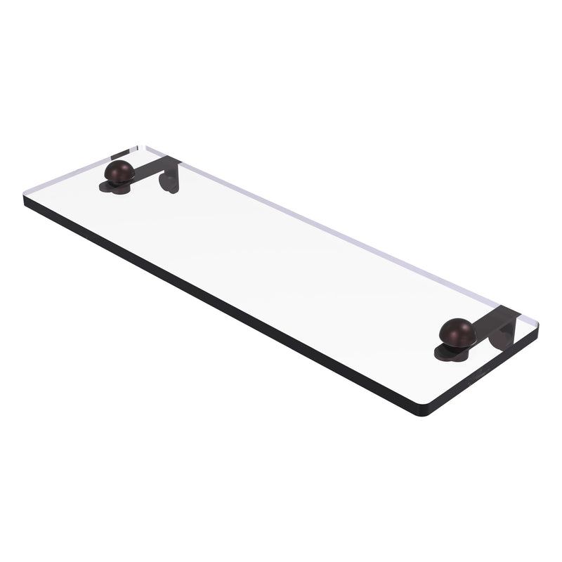 Glass Vanity Shelf with Beveled Edges