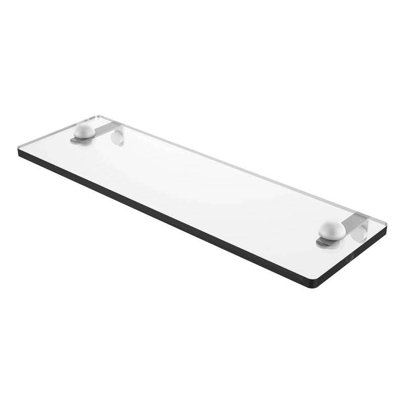 Glass Vanity Shelf with Beveled Edges