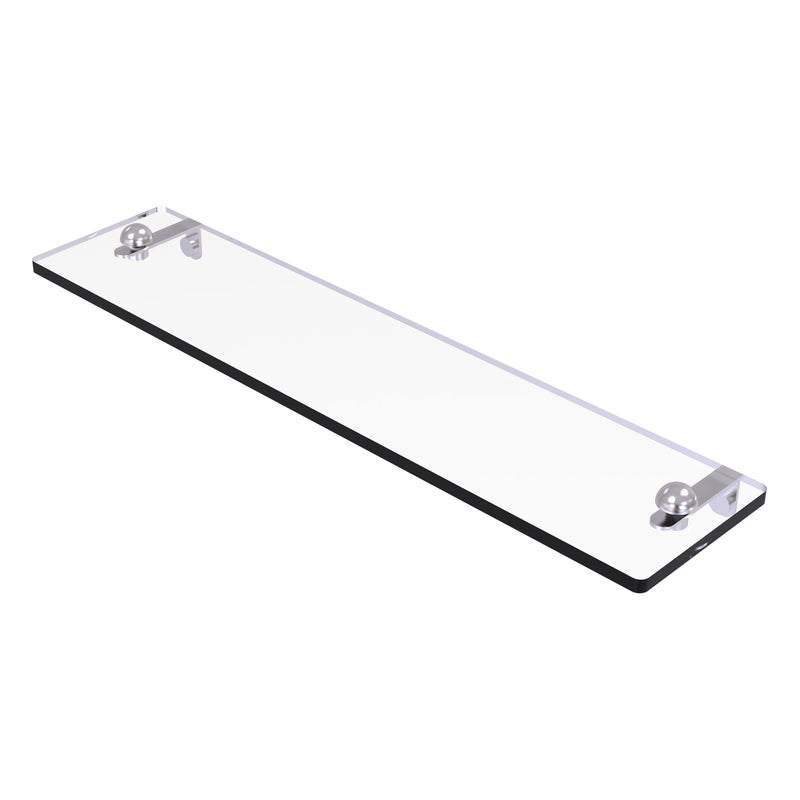 Glass Vanity Shelf with Beveled Edges