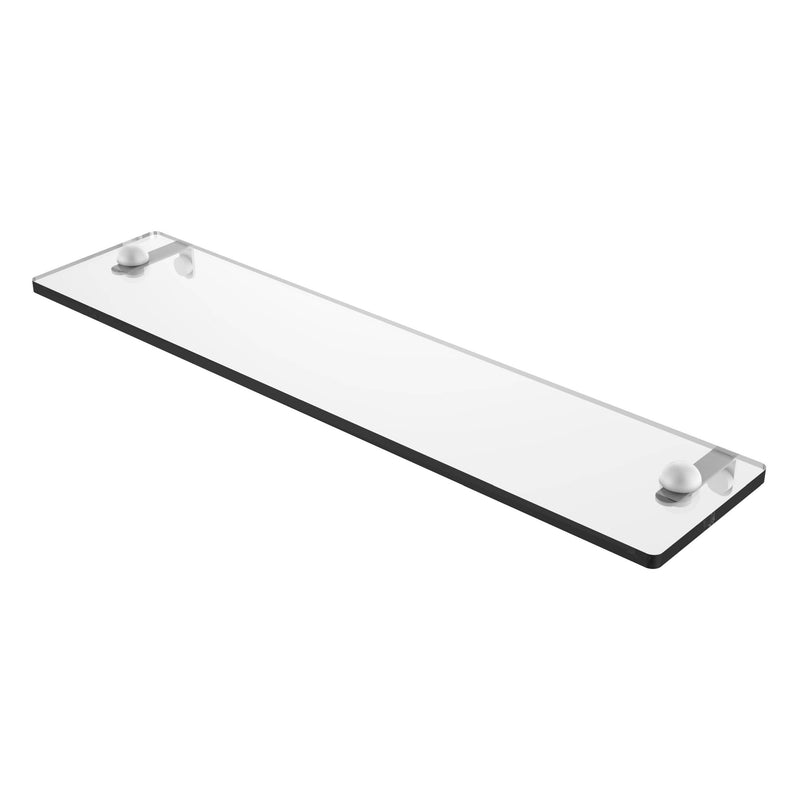 Glass Vanity Shelf with Beveled Edges