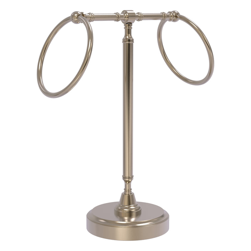 Vanity Top 2 Towel Ring Guest Towel Valet