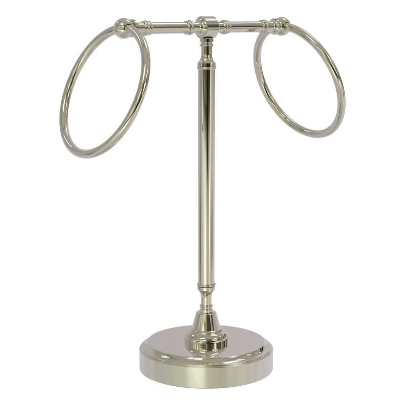 Vanity Top 2 Towel Ring Guest Towel Valet