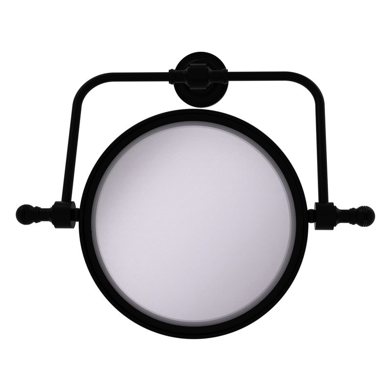 Retro Dot Collection Wall Mounted Swivel Make-Up Mirror 8 Inch Diameter