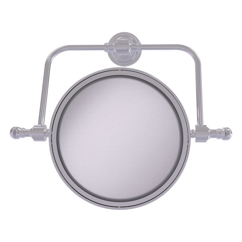 Retro Dot Collection Wall Mounted Swivel Make-Up Mirror 8 Inch Diameter