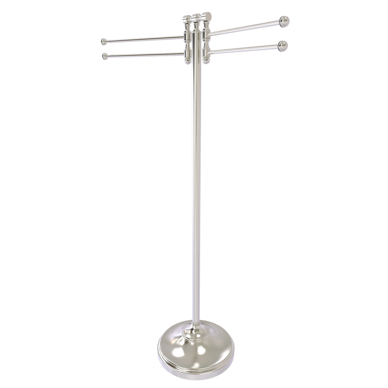 Towel Stand with 4 Pivoting Swing Arms