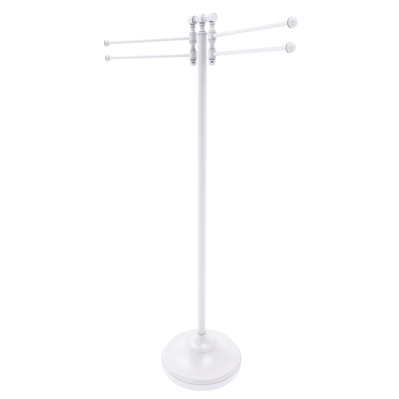 Towel Stand with 4 Pivoting Swing Arms