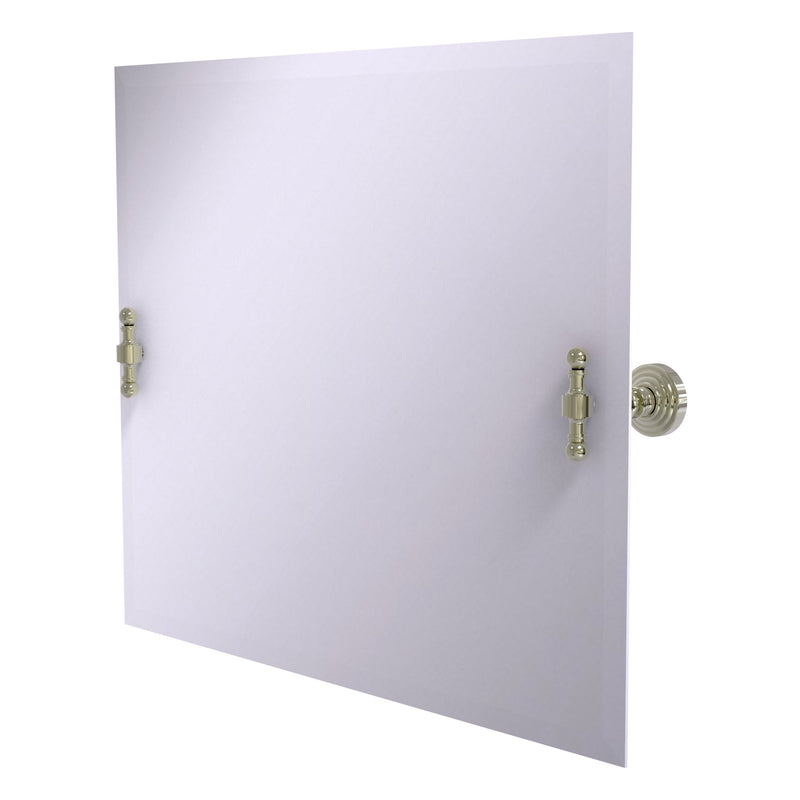 Frameless Landscape Rectangular Tilt Mirror with Beveled Edge