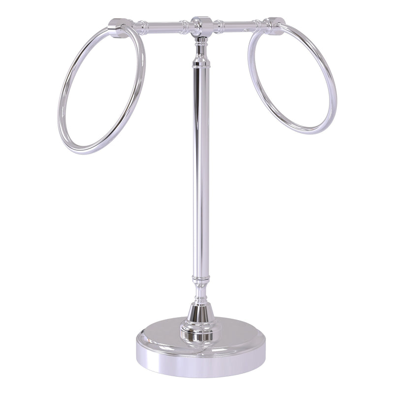 Vanity Top 2 Towel Ring Guest Towel Valet