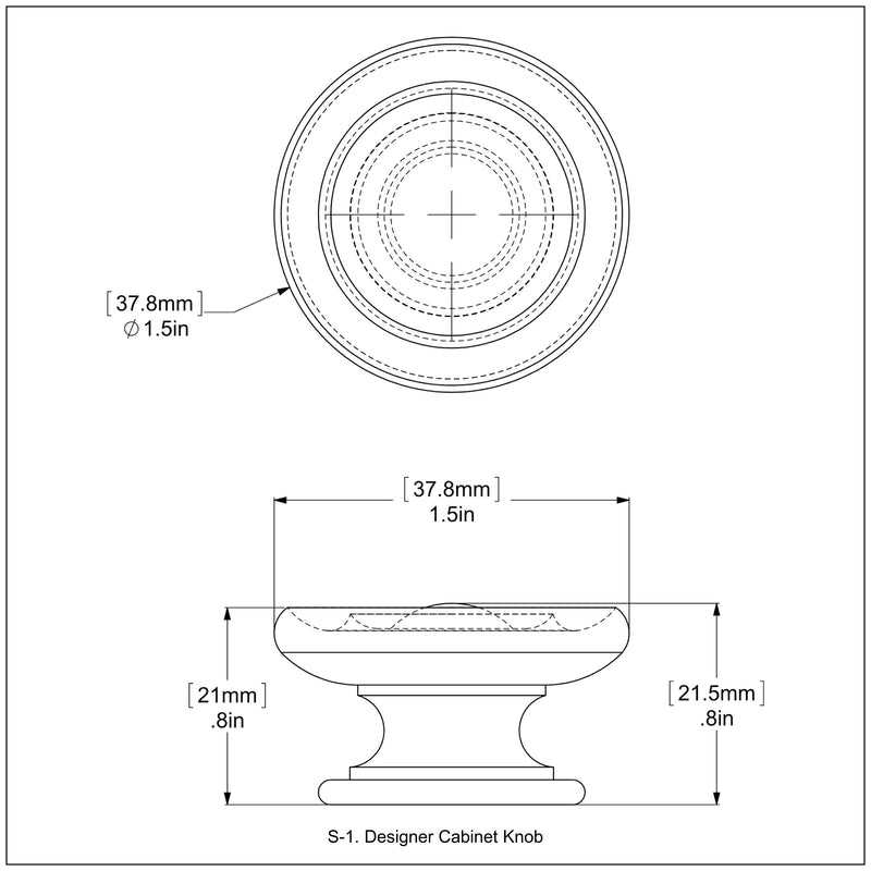 Designer Cabinet Knob