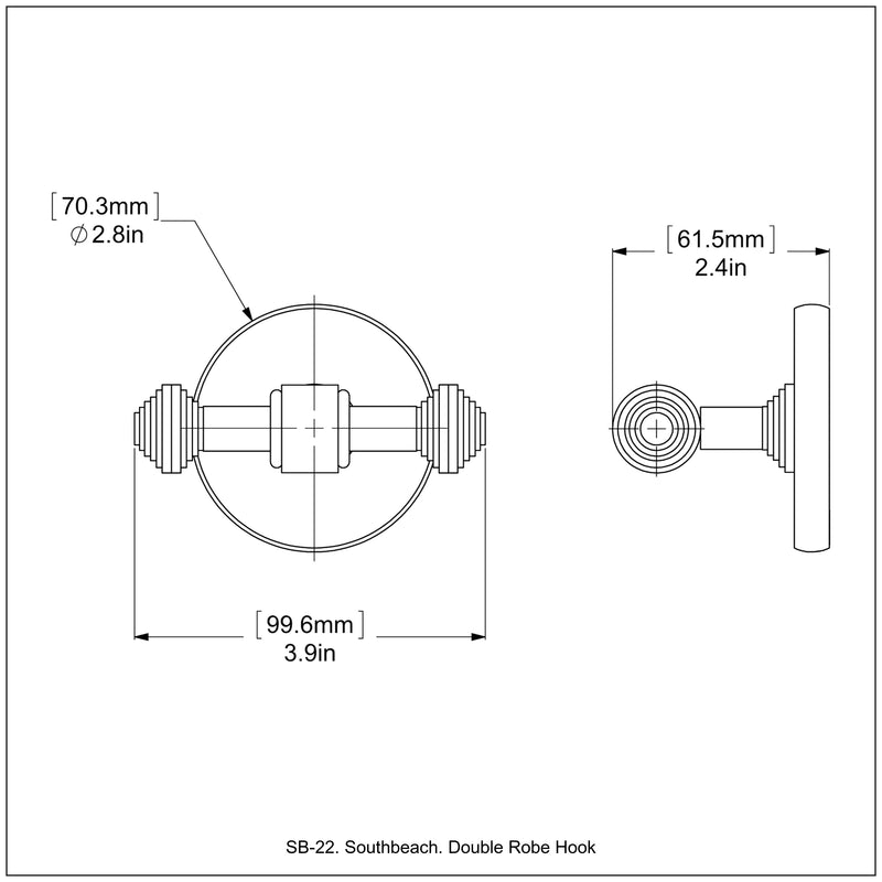 Double Robe Hook