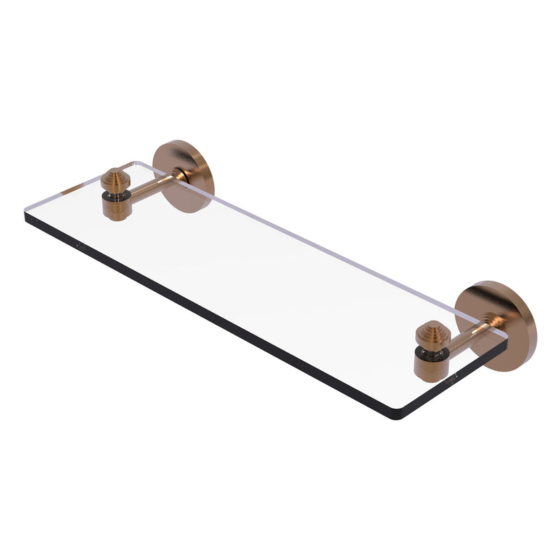 South Beach Collection Glass Vanity Shelf with Beveled Edges