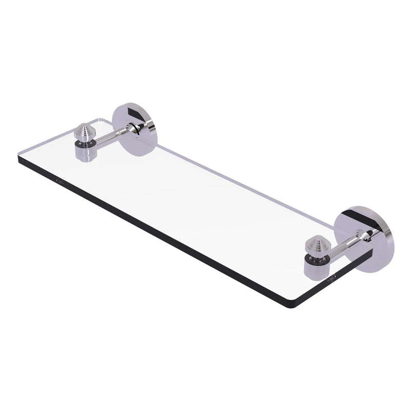 South Beach Collection Glass Vanity Shelf with Beveled Edges