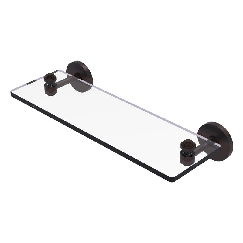 South Beach Collection Glass Vanity Shelf with Beveled Edges