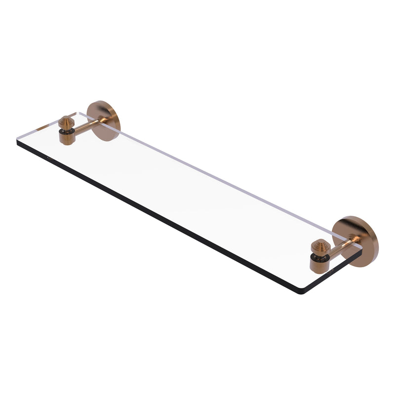 South Beach Collection Glass Vanity Shelf with Beveled Edges