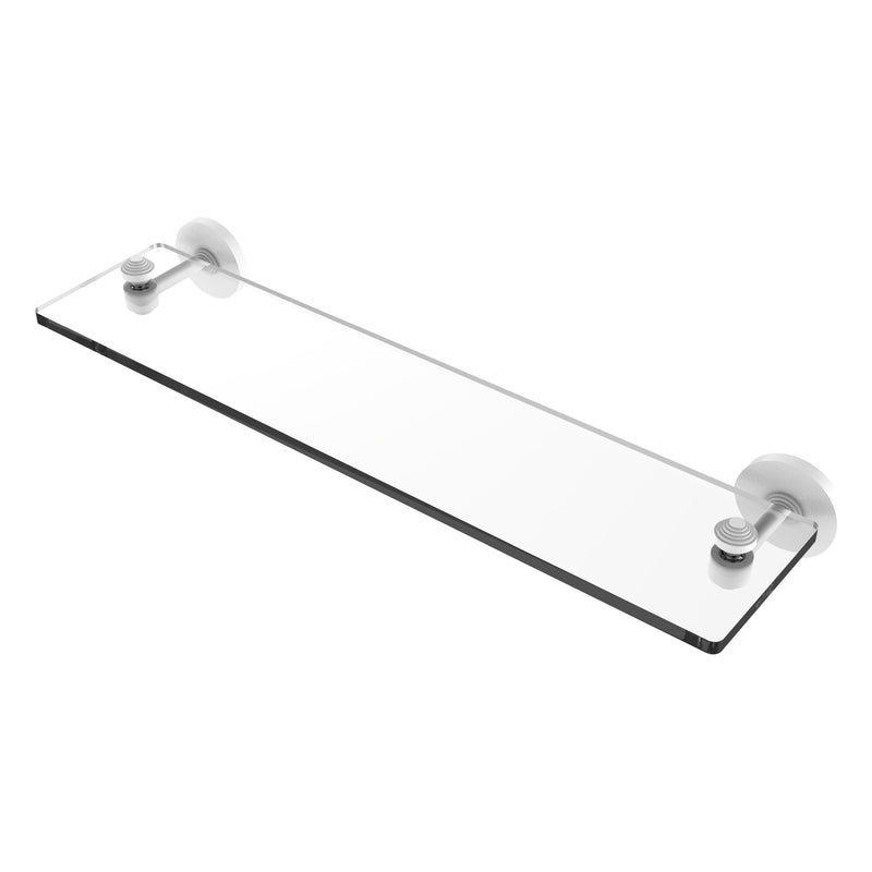 South Beach Collection Glass Vanity Shelf with Beveled Edges