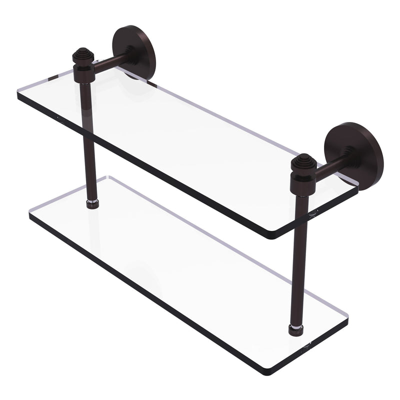 Southbeach Collection Two Tiered Glass Shelf