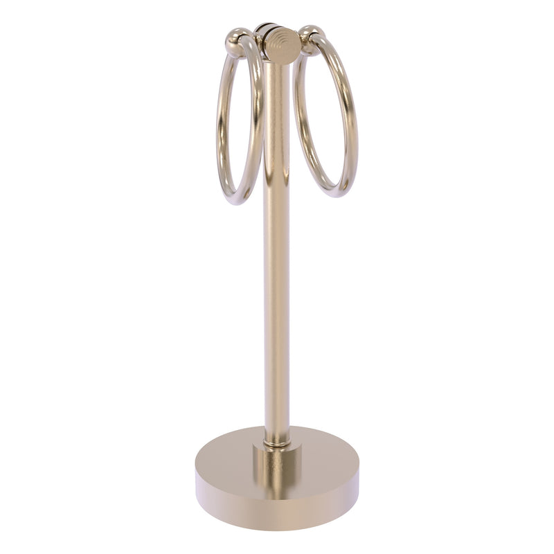 Vanity Top 2 Towel Ring Guest Towel Valet